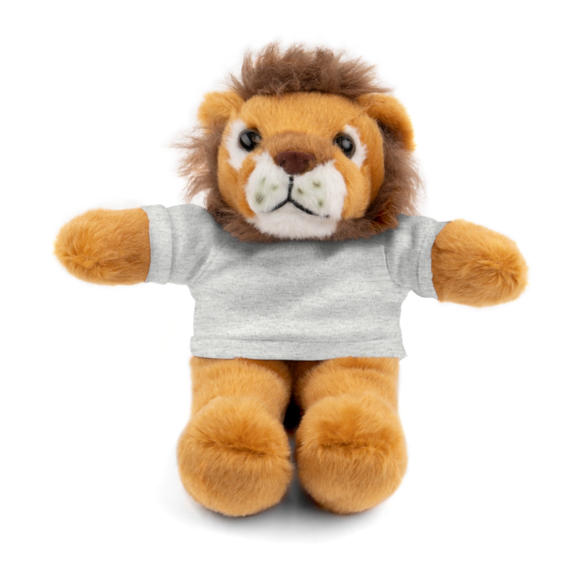 Plush Lion with Custom Tee - 0