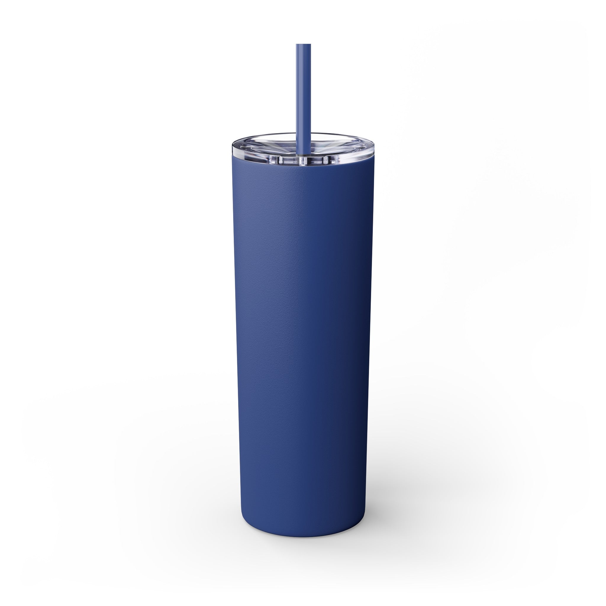 Buy nautical-blue Personalized Skinny Tumbler with Straw, 20oz