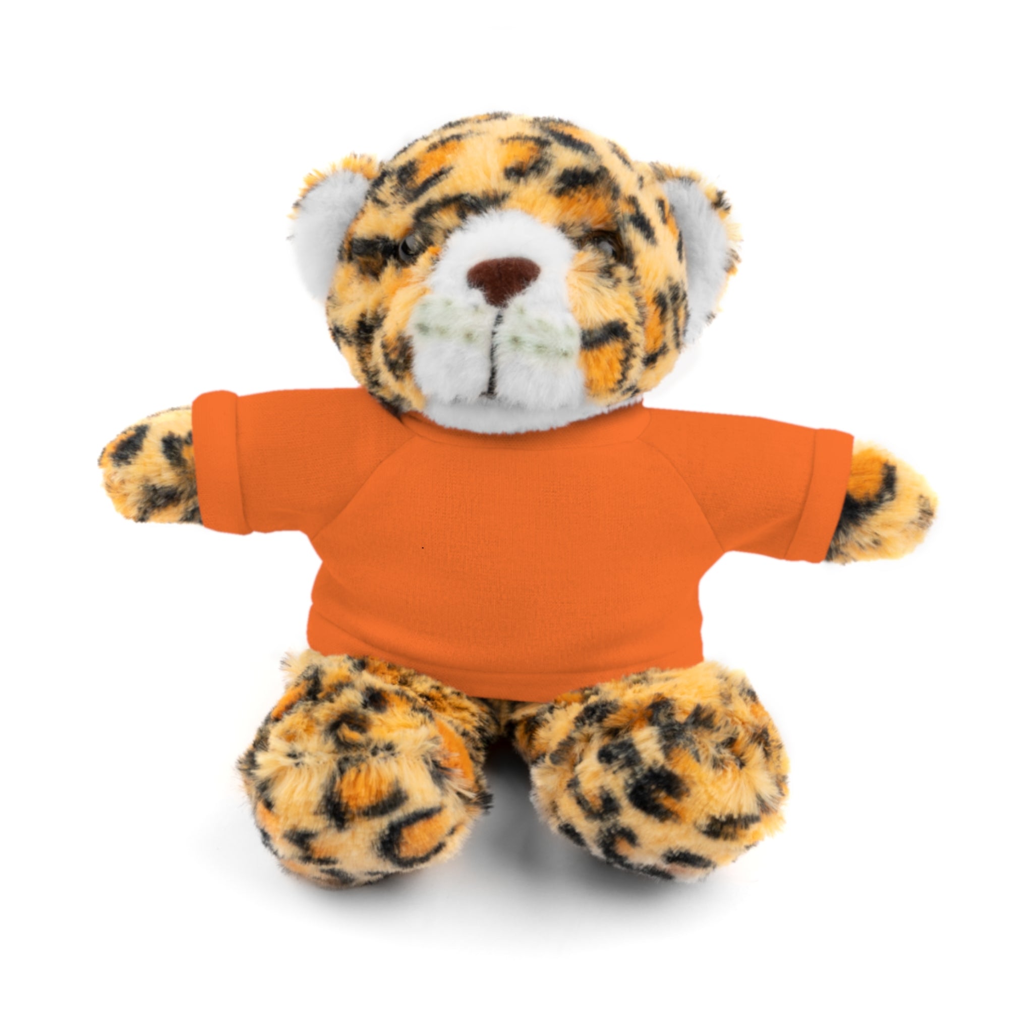 Buy orange Plush Jaguar with Custom Tee