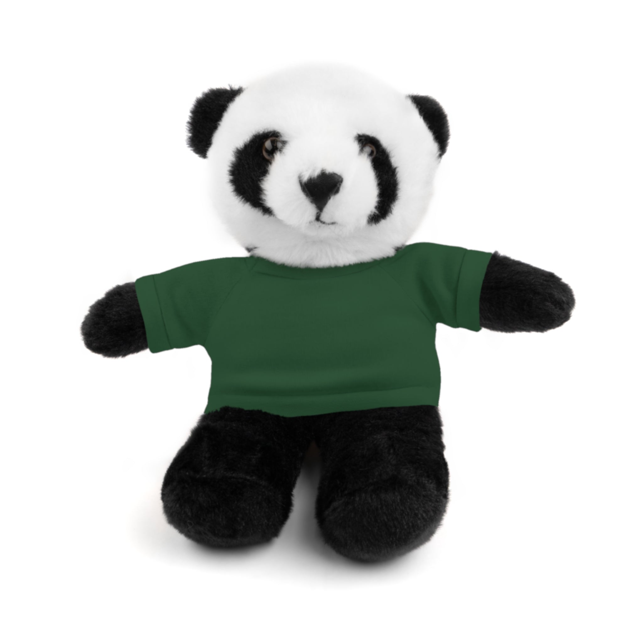 Buy forest-green Plush Panda with Custom Tee