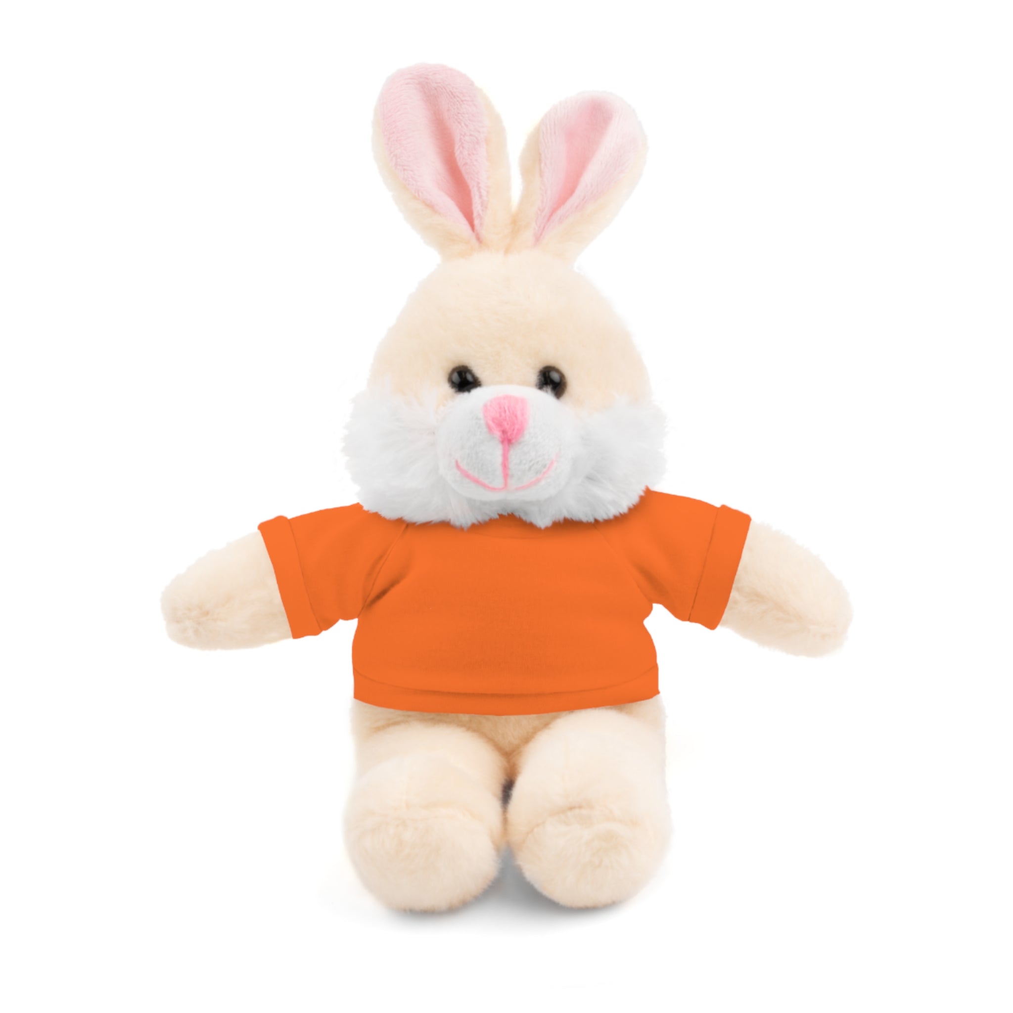 Buy orange Customizable Plush Bunny with Tee