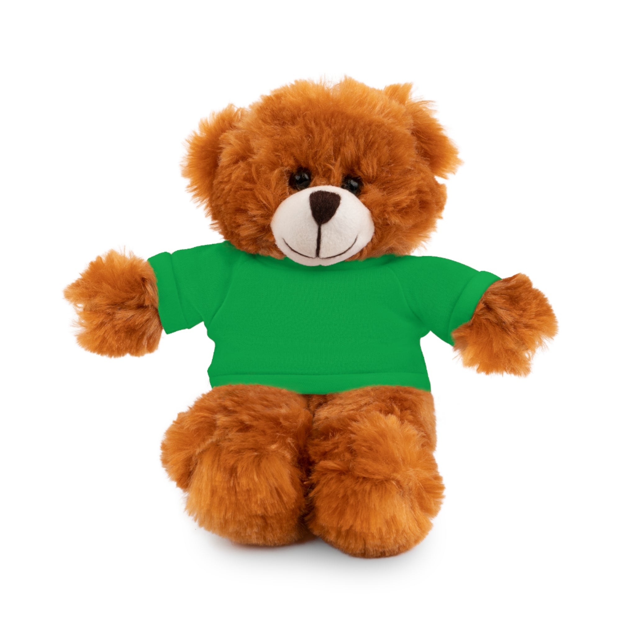 Buy irish-green Customizable Stuffed Bear with Custom Tee