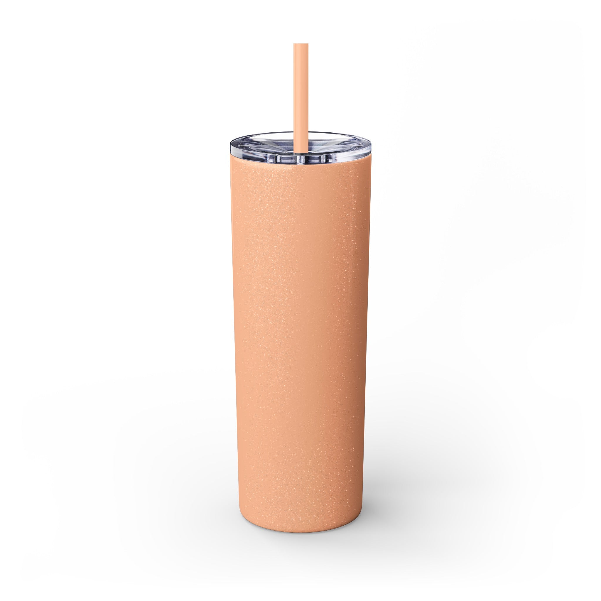 Buy glitter-blush Personalized Skinny Tumbler with Straw, 20oz