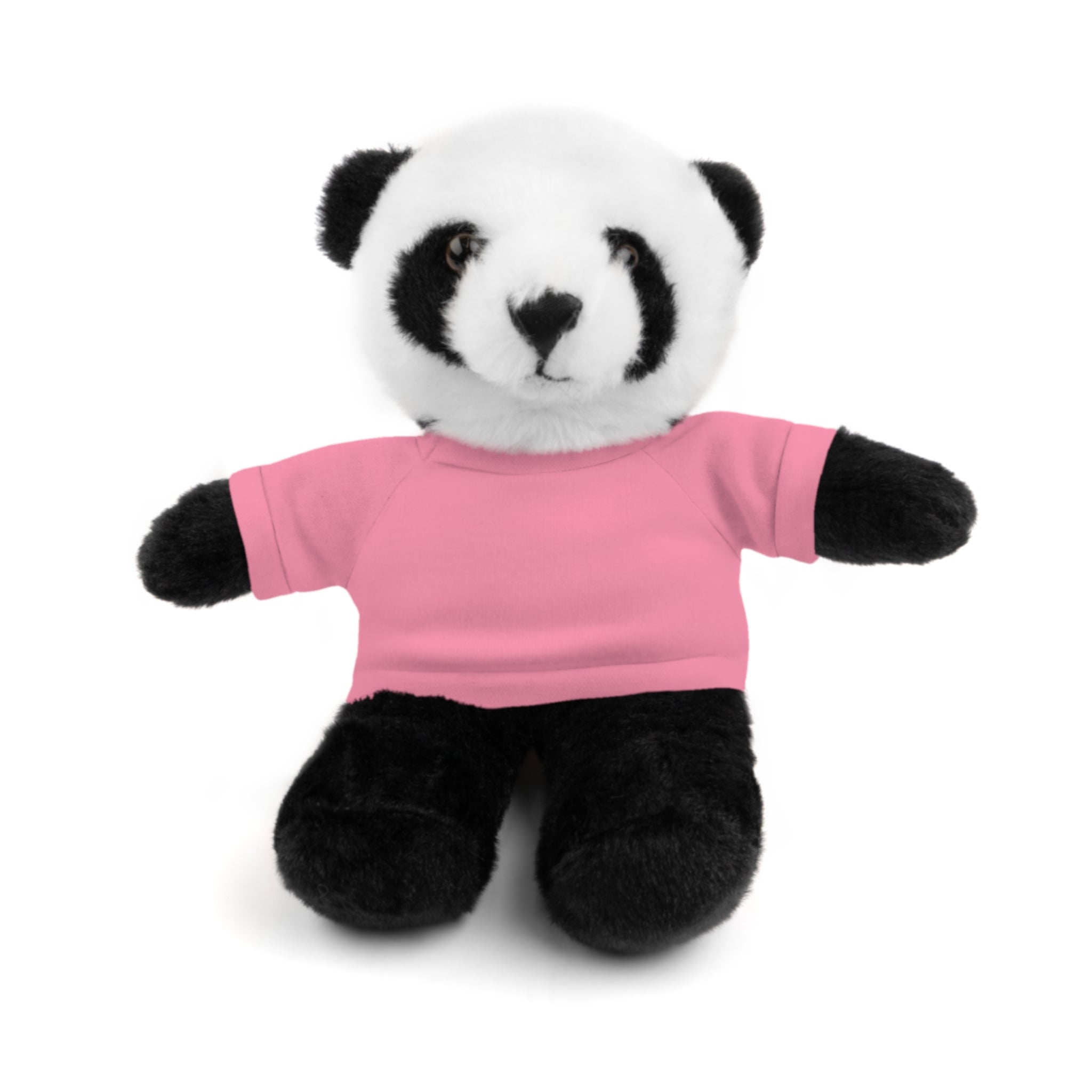 Buy pink Plush Panda with Custom Tee