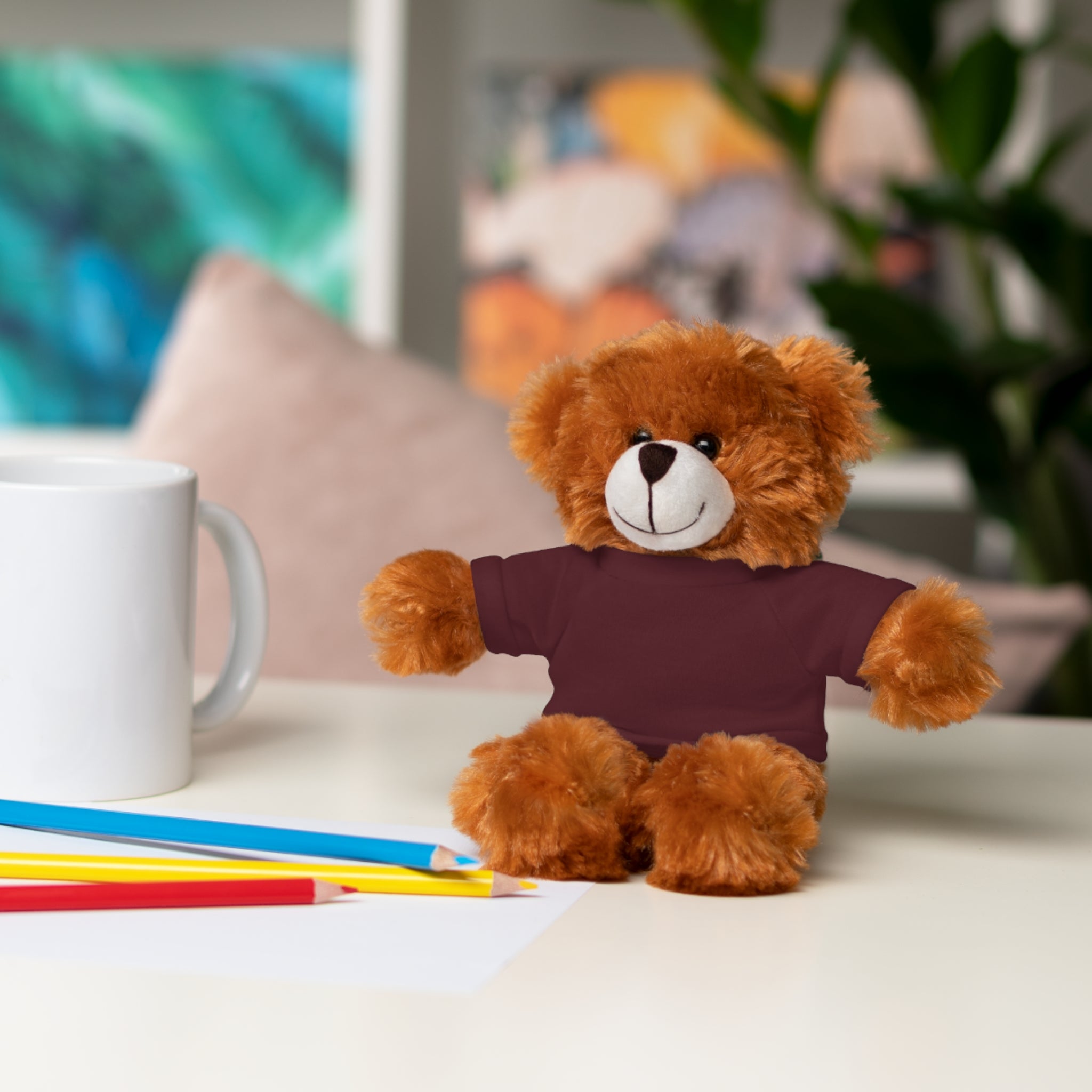 Customizable Stuffed Bear with Custom Tee