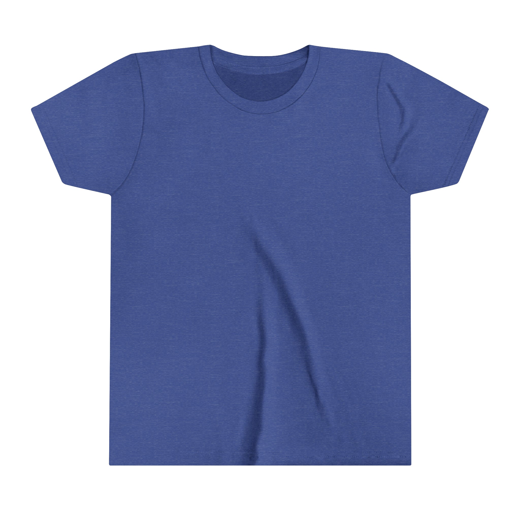 Buy heather-true-royal Youth Short Sleeve Tee