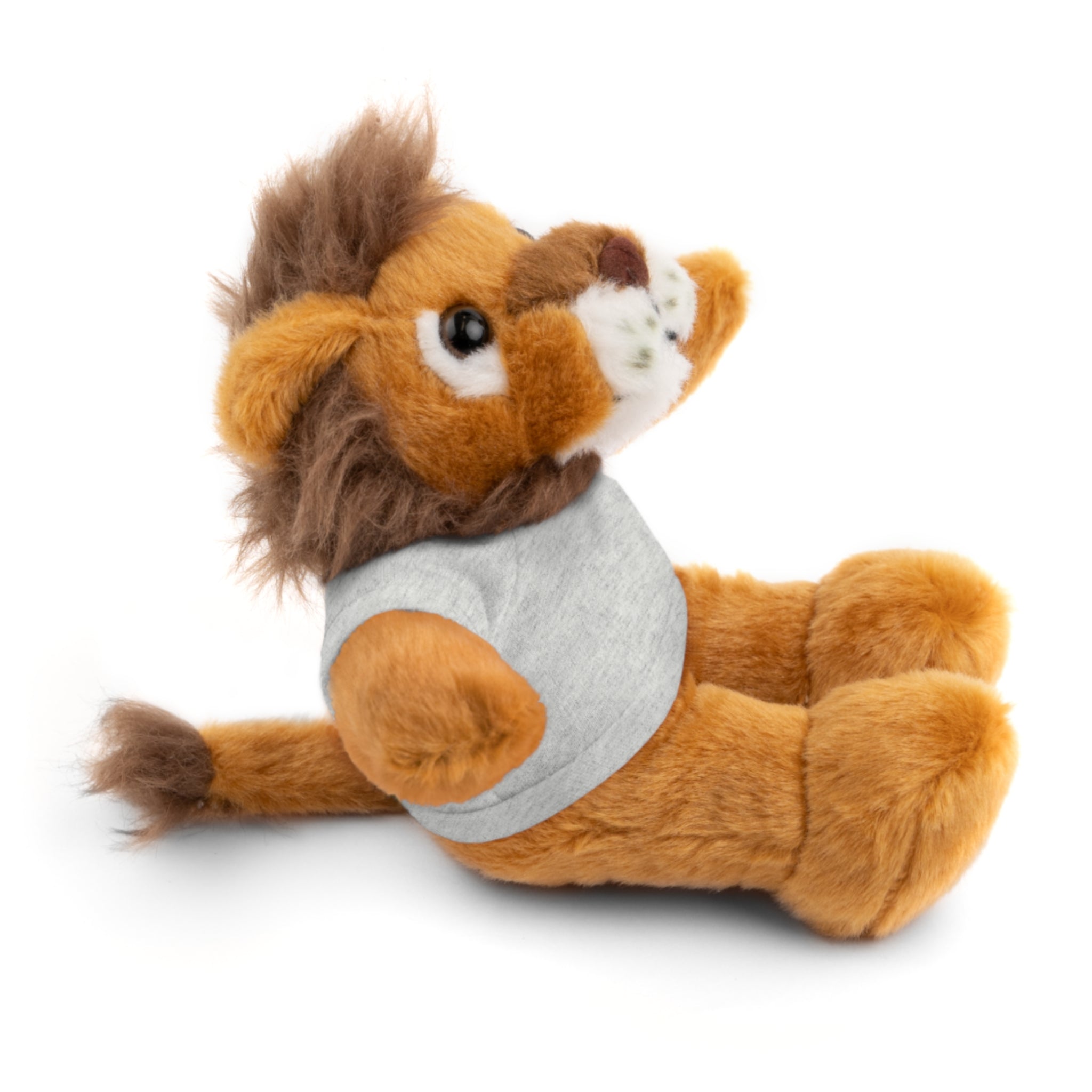 Plush Lion with Custom Tee