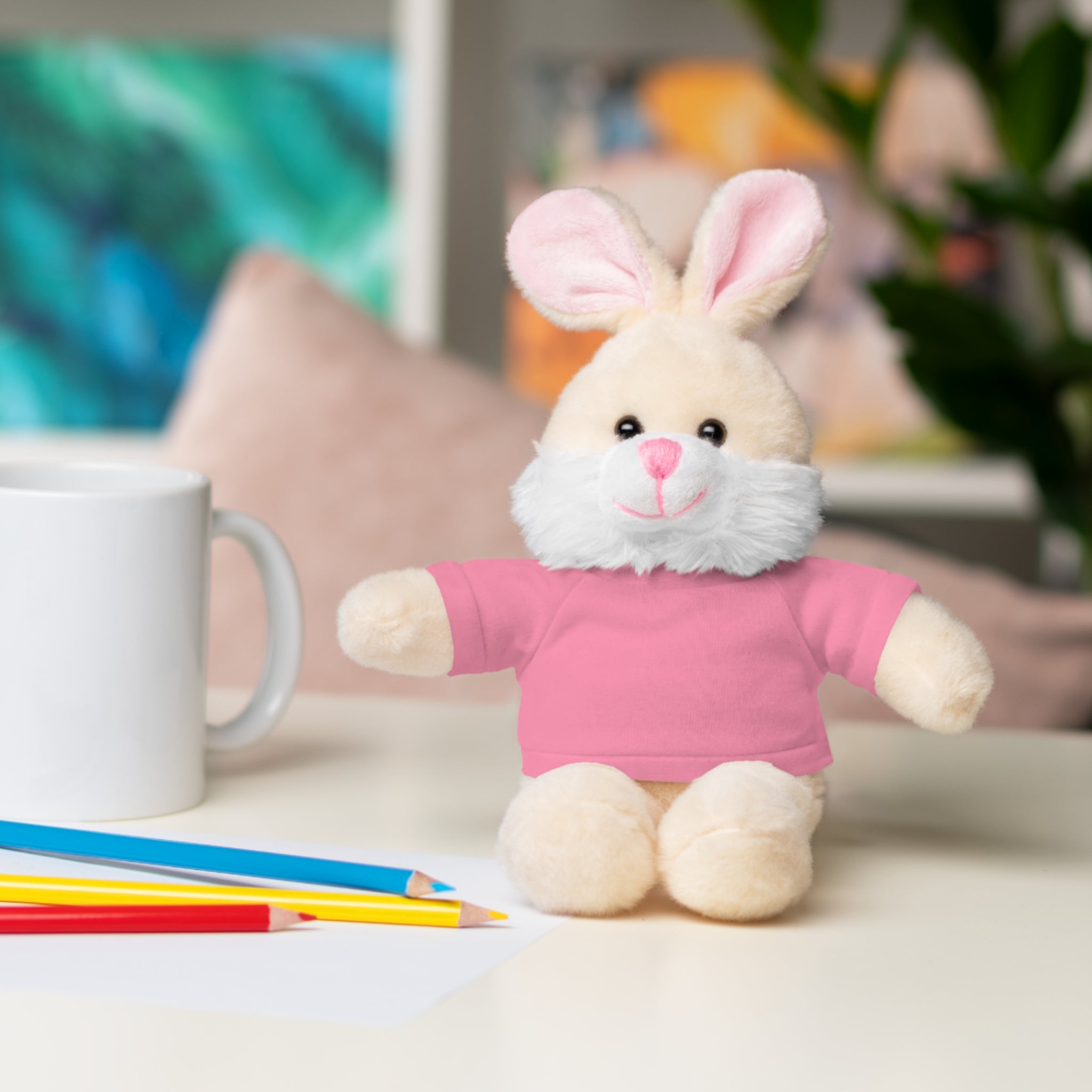 Customizable Plush Bunny with Tee