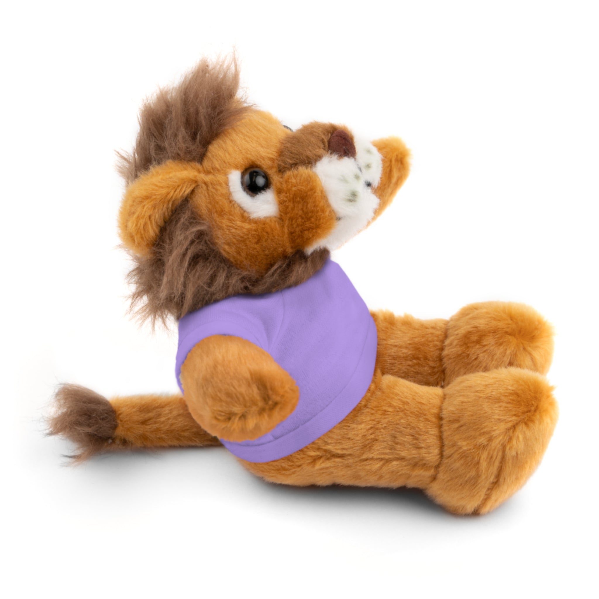 Plush Lion with Custom Tee