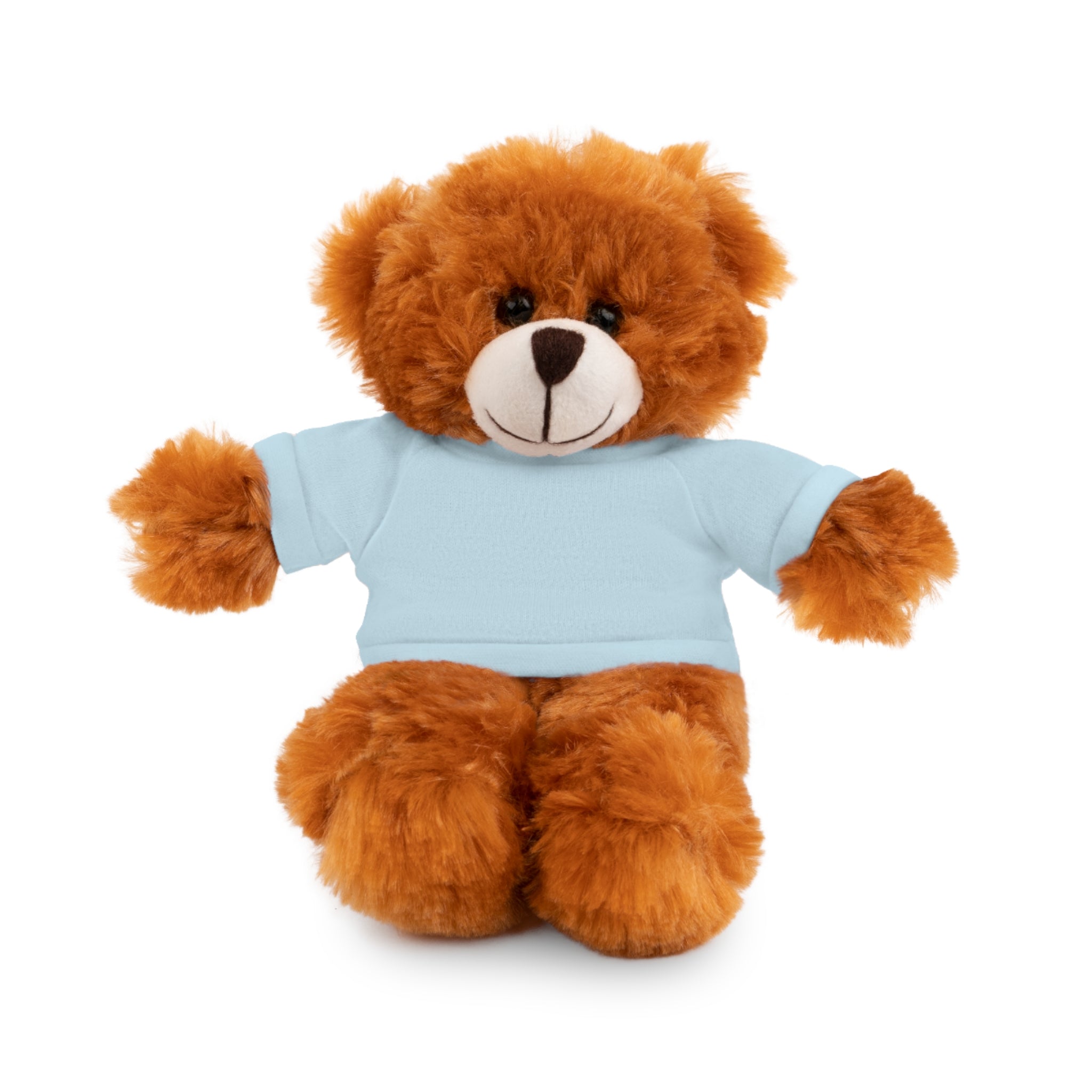 Buy light-blue Customizable Stuffed Bear with Custom Tee