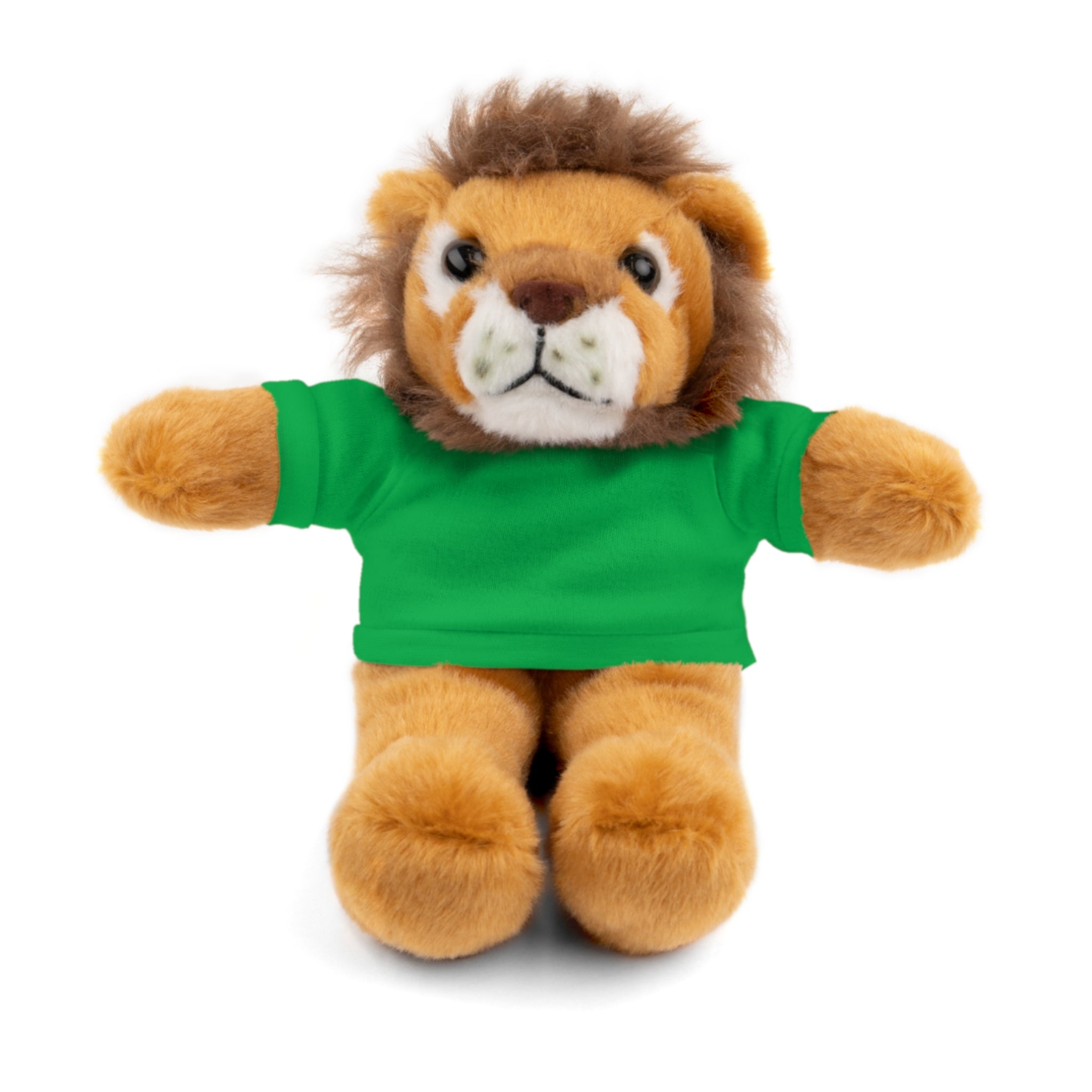 Buy irish-green Plush Lion with Custom Tee