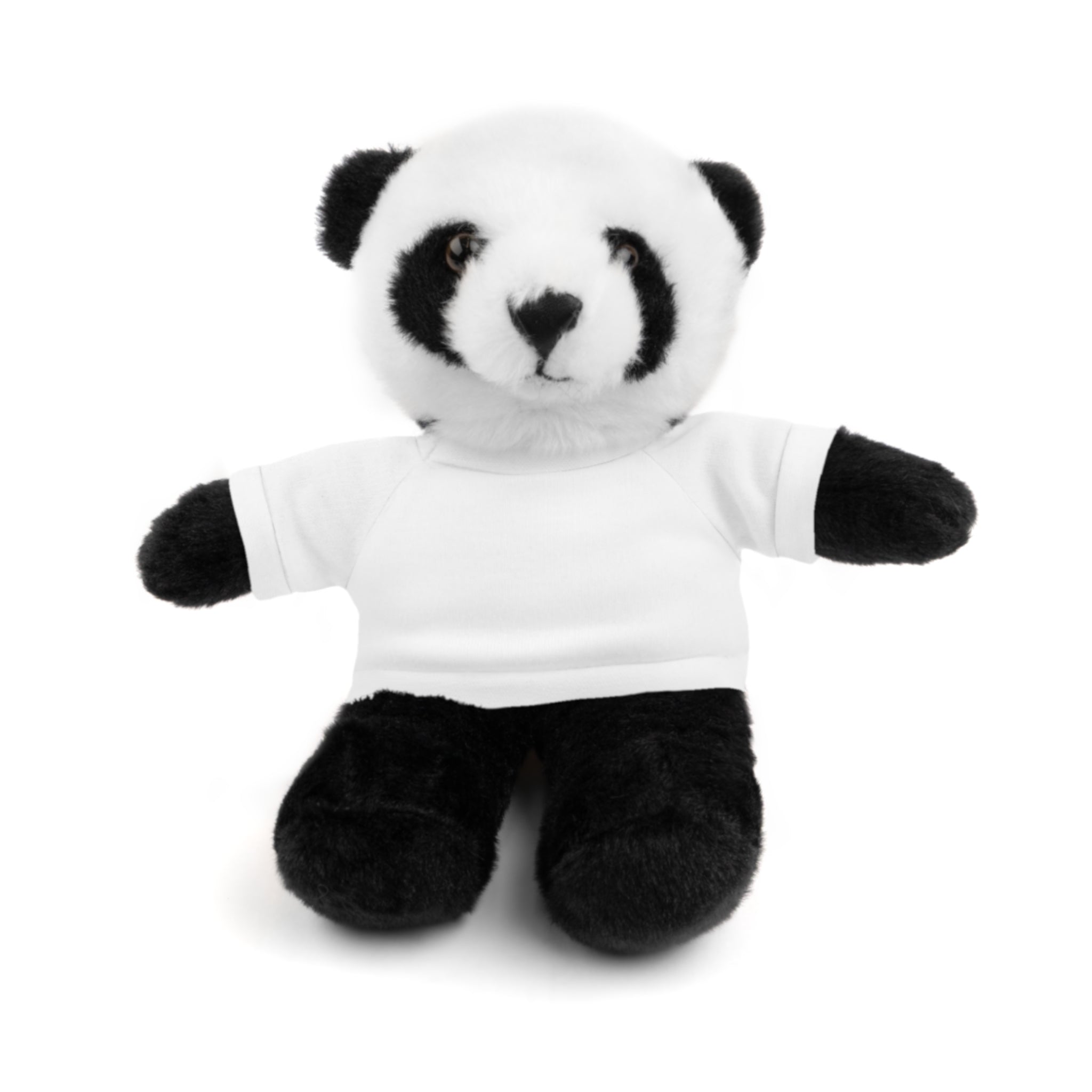 Plush Panda with Custom Tee