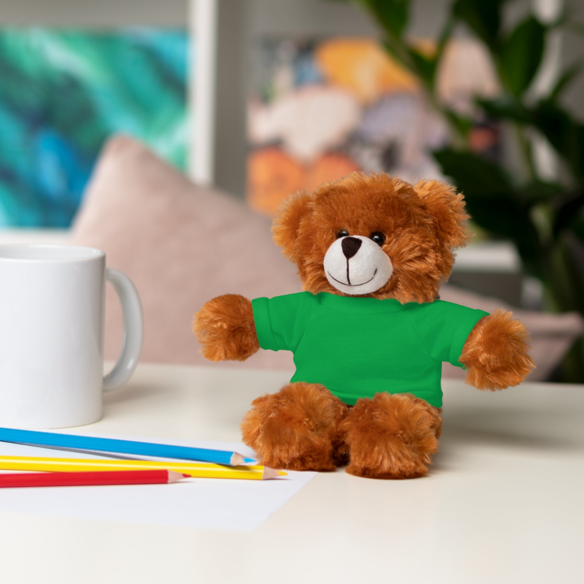 Customizable Stuffed Bear with Custom Tee