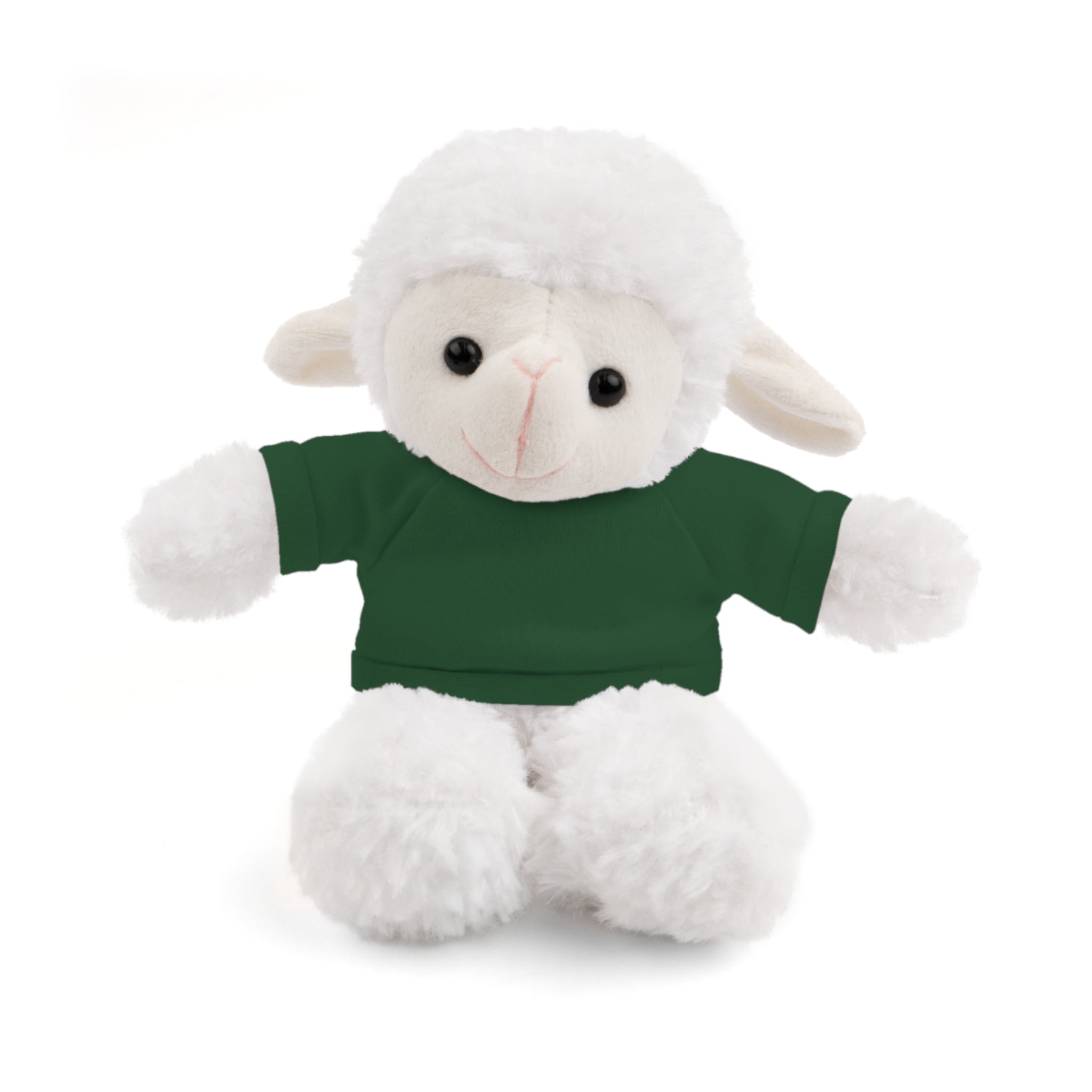 Buy forest-green Plush Sheep with Custom Tee