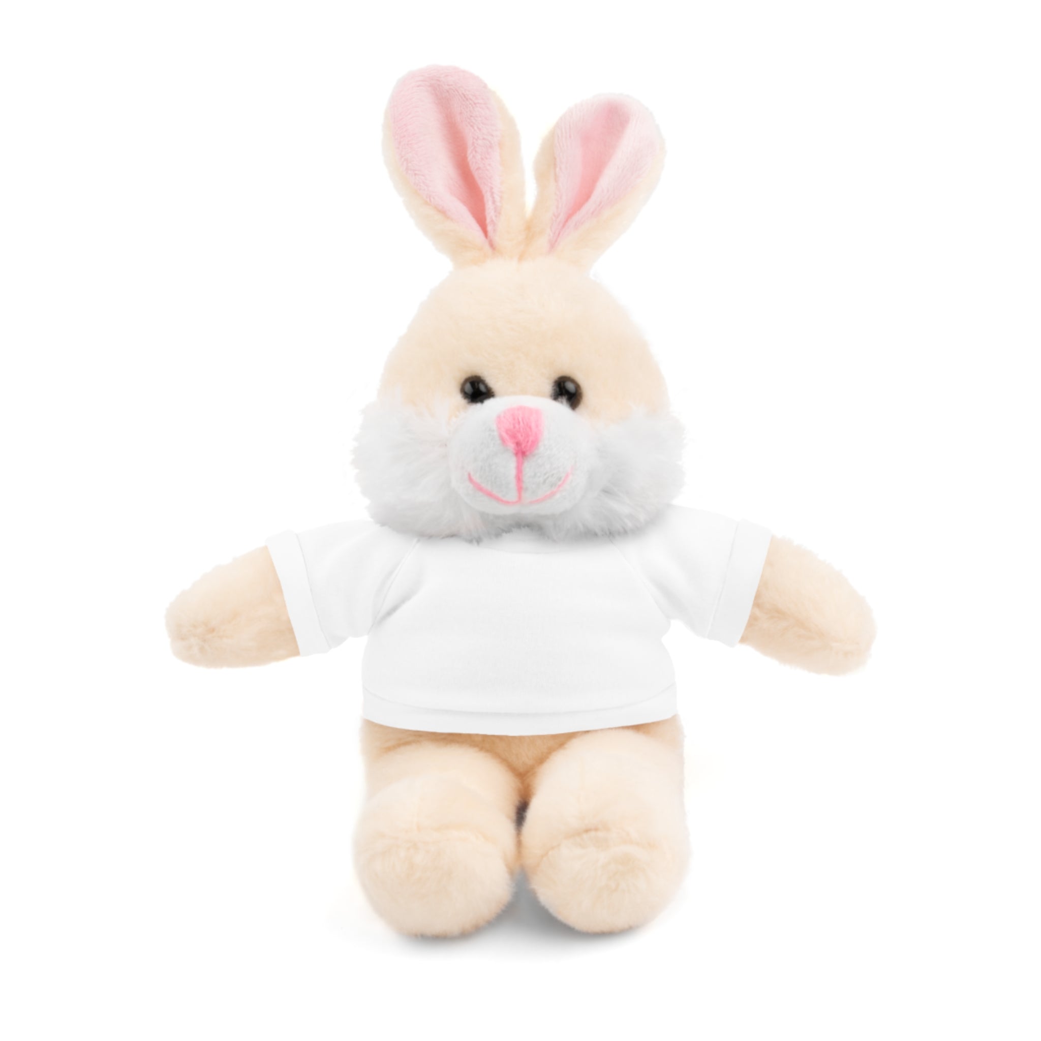 Buy white Customizable Plush Bunny with Tee