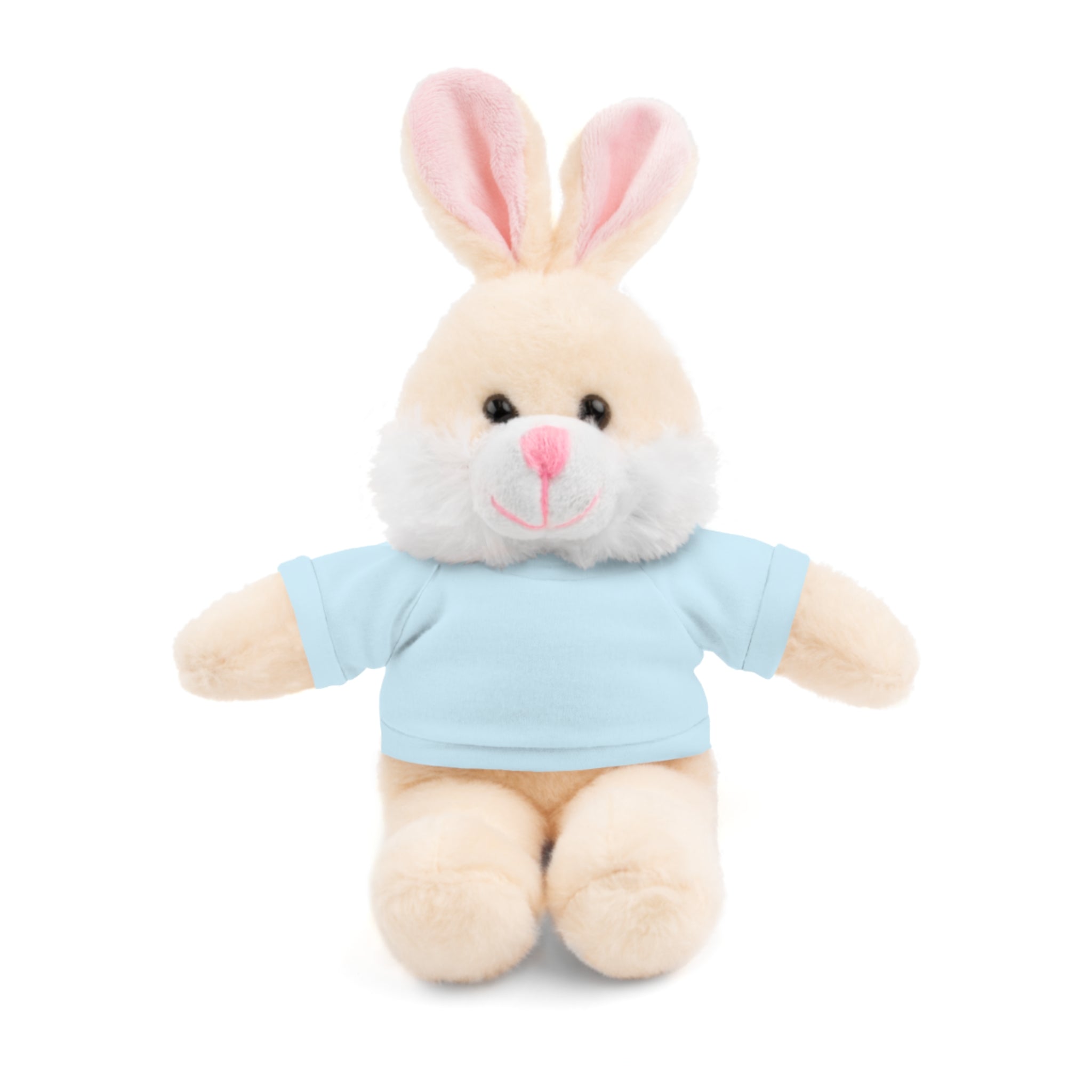 Buy light-blue Customizable Plush Bunny with Tee