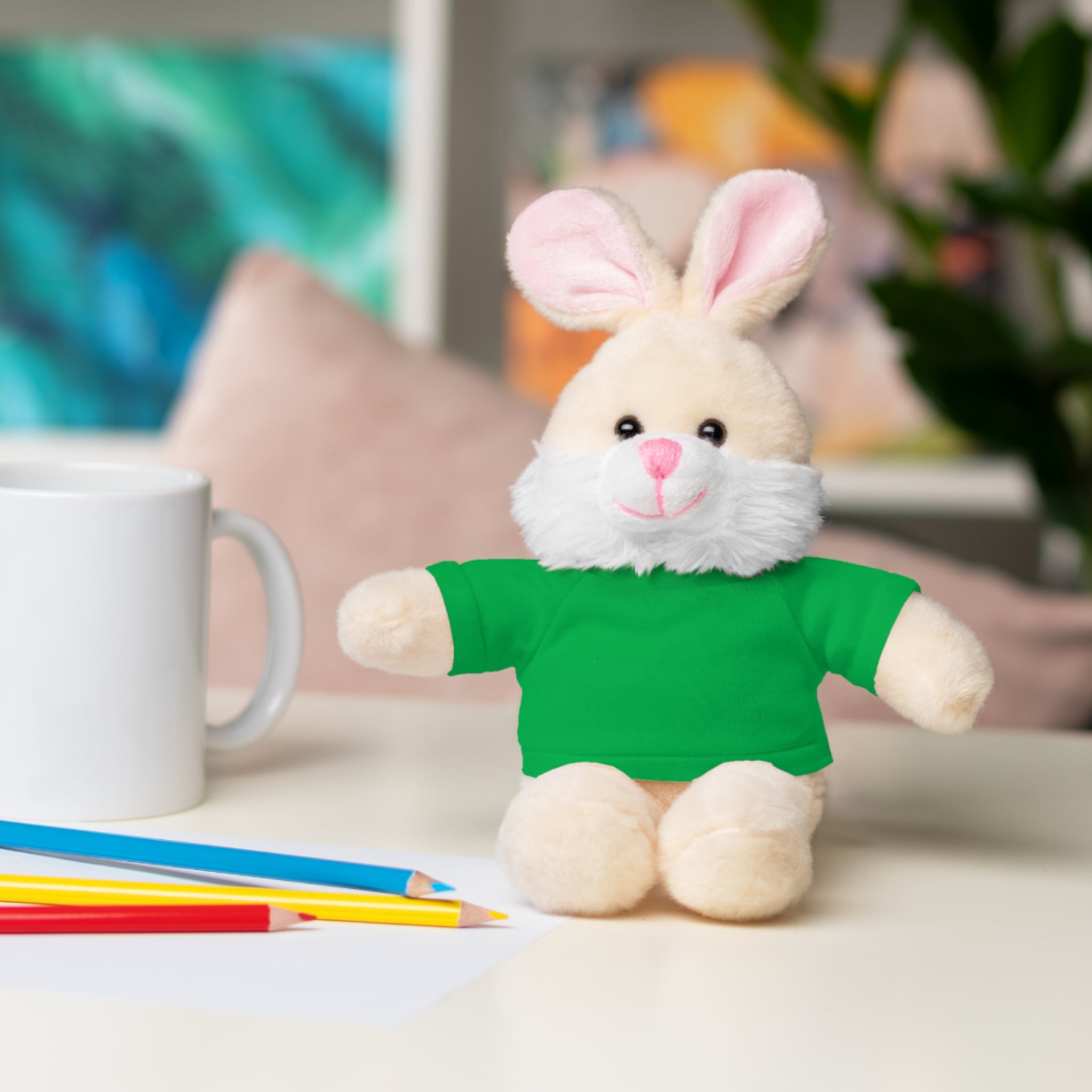 Customizable Plush Bunny with Tee