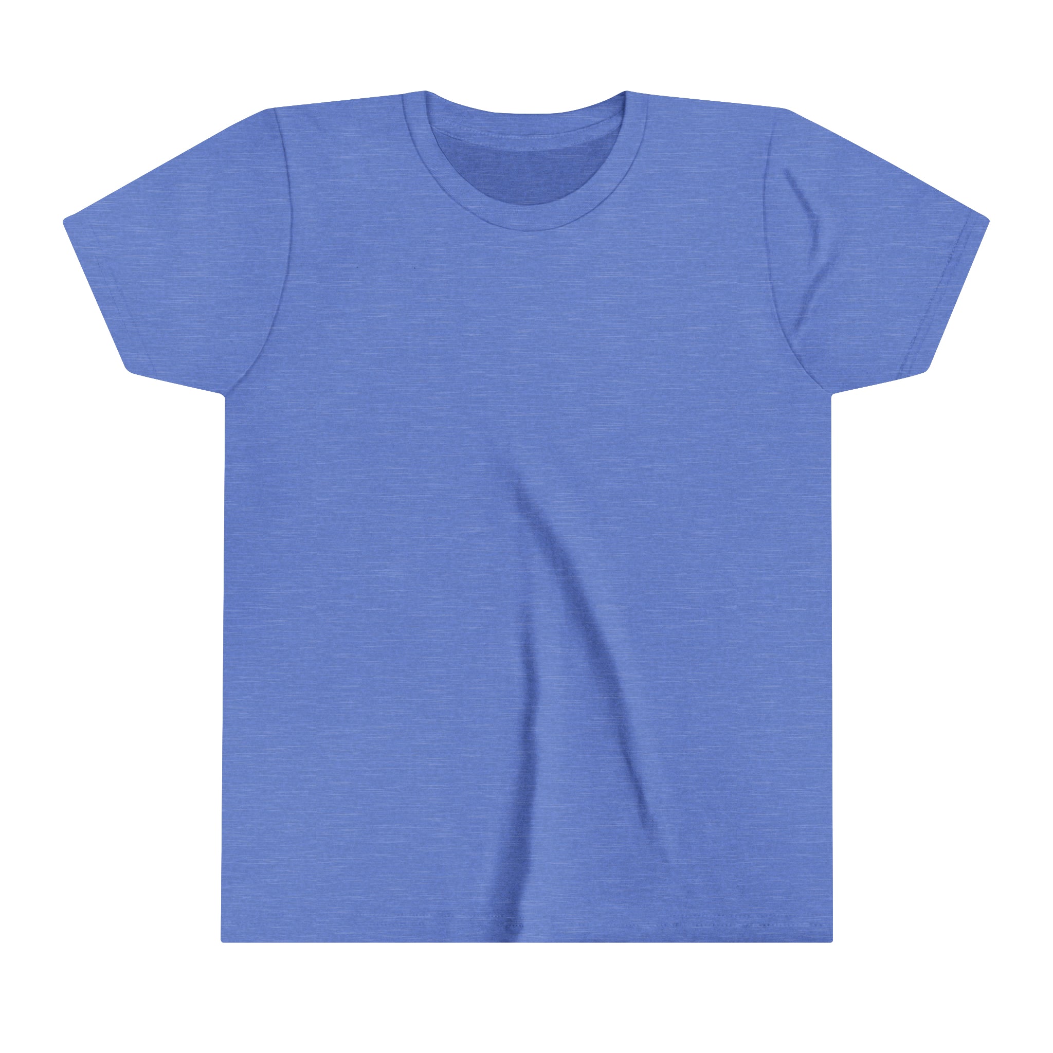 Buy heather-columbia-blue Youth Short Sleeve Tee