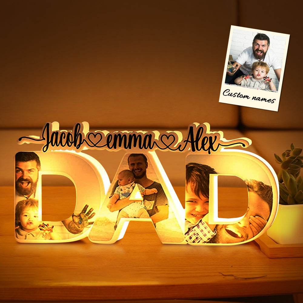 Personalized Father's Day Night Lamp - 0