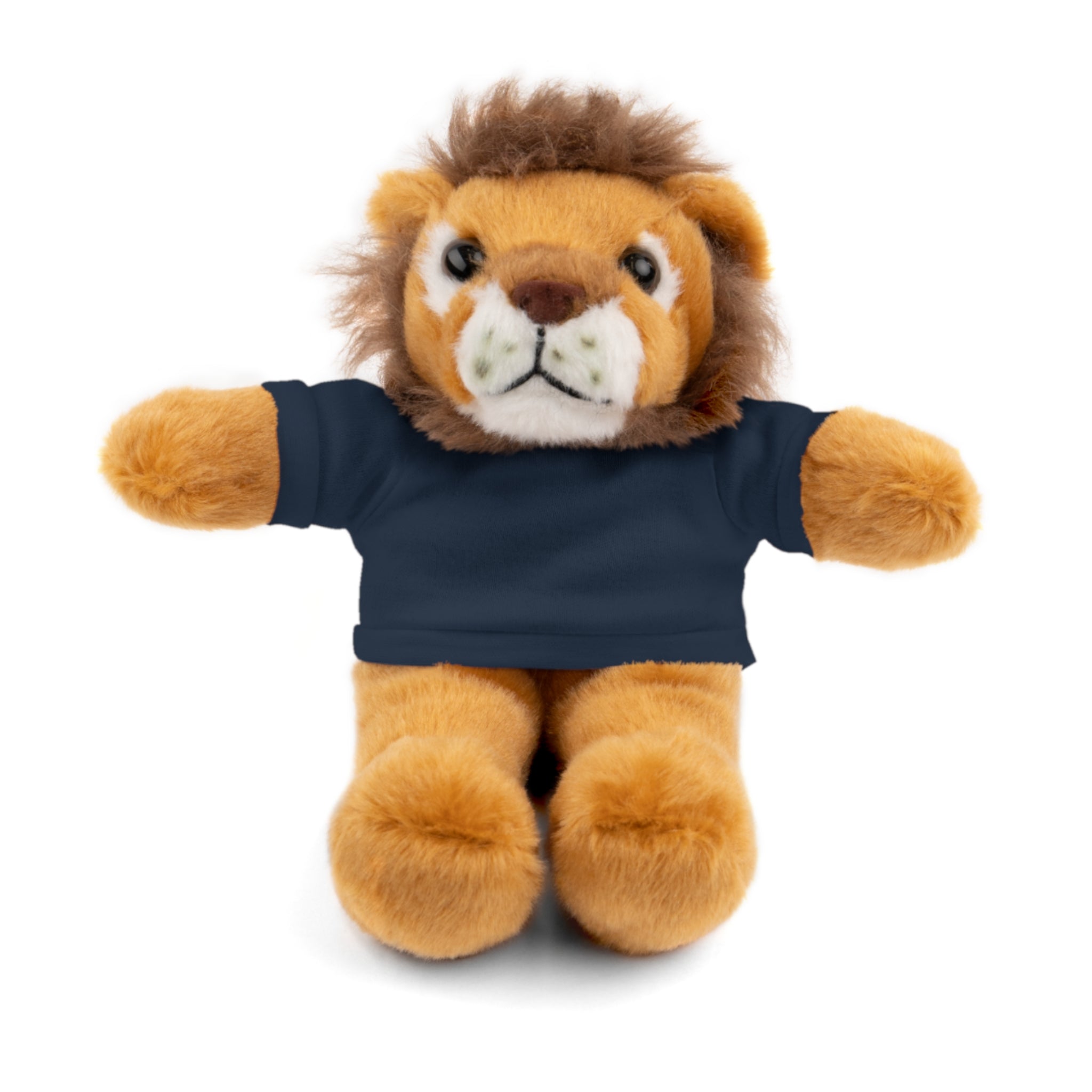 Buy navy Plush Lion with Custom Tee