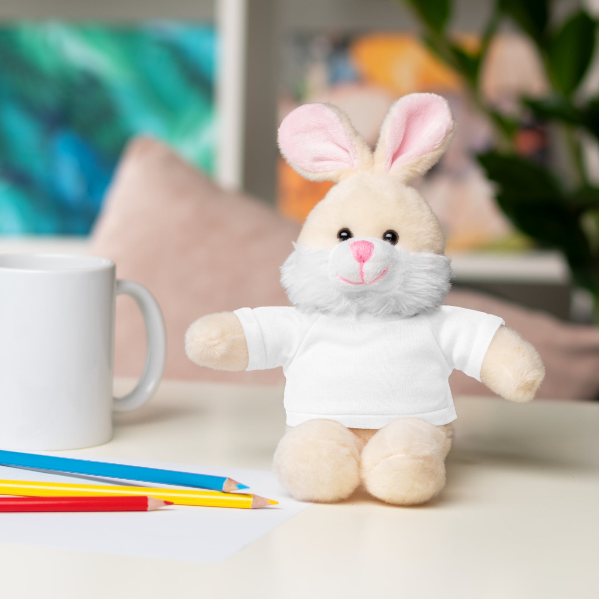 Customizable Plush Bunny with Tee