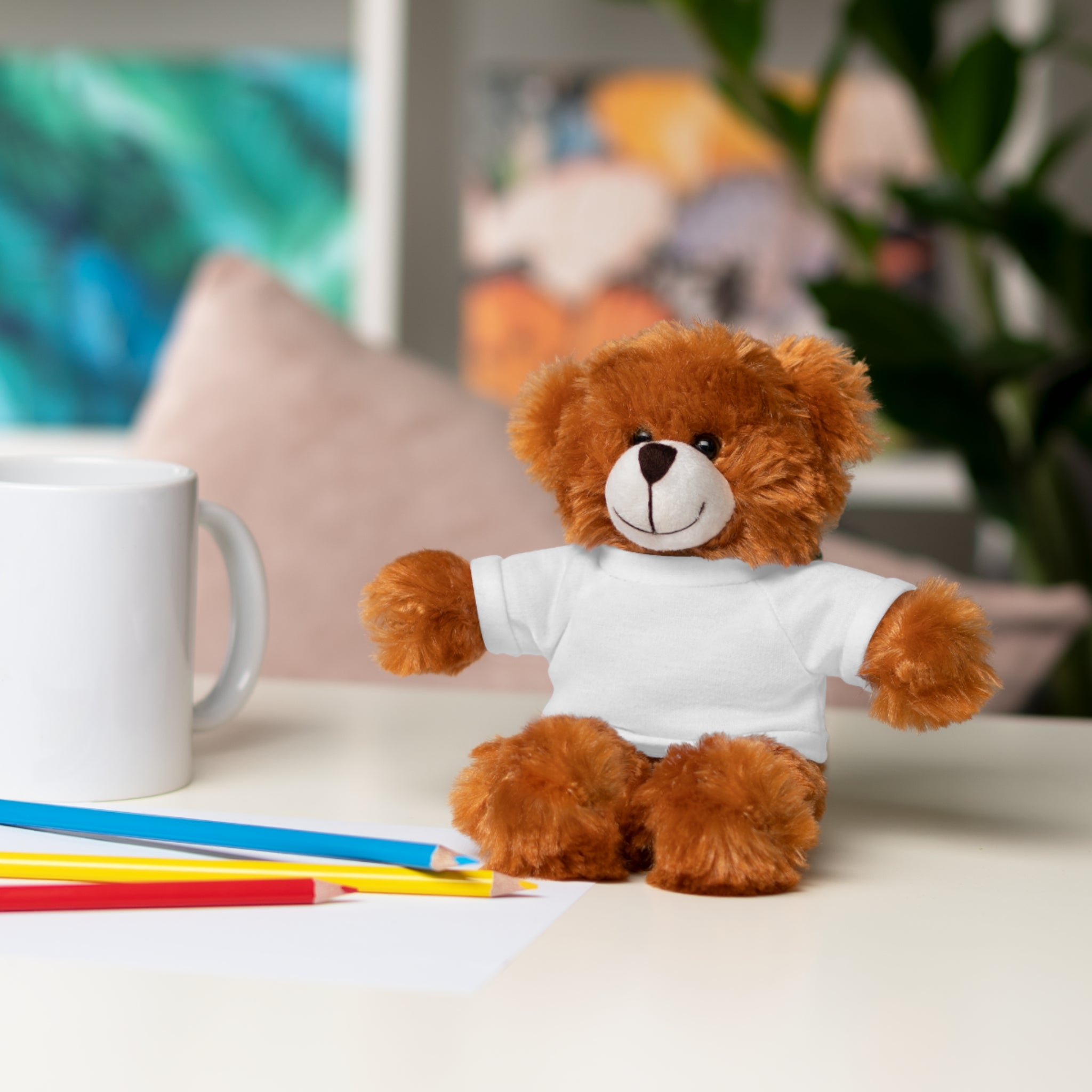 Customizable Stuffed Bear with Custom Tee