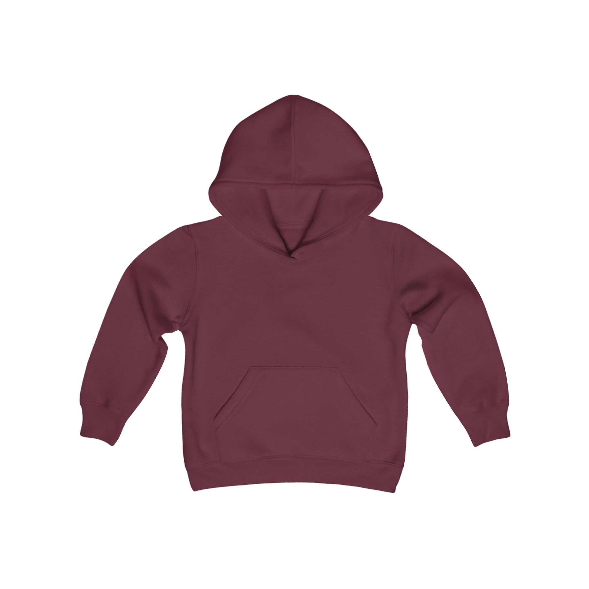 Buy maroon Youth Hooded Sweathshirt