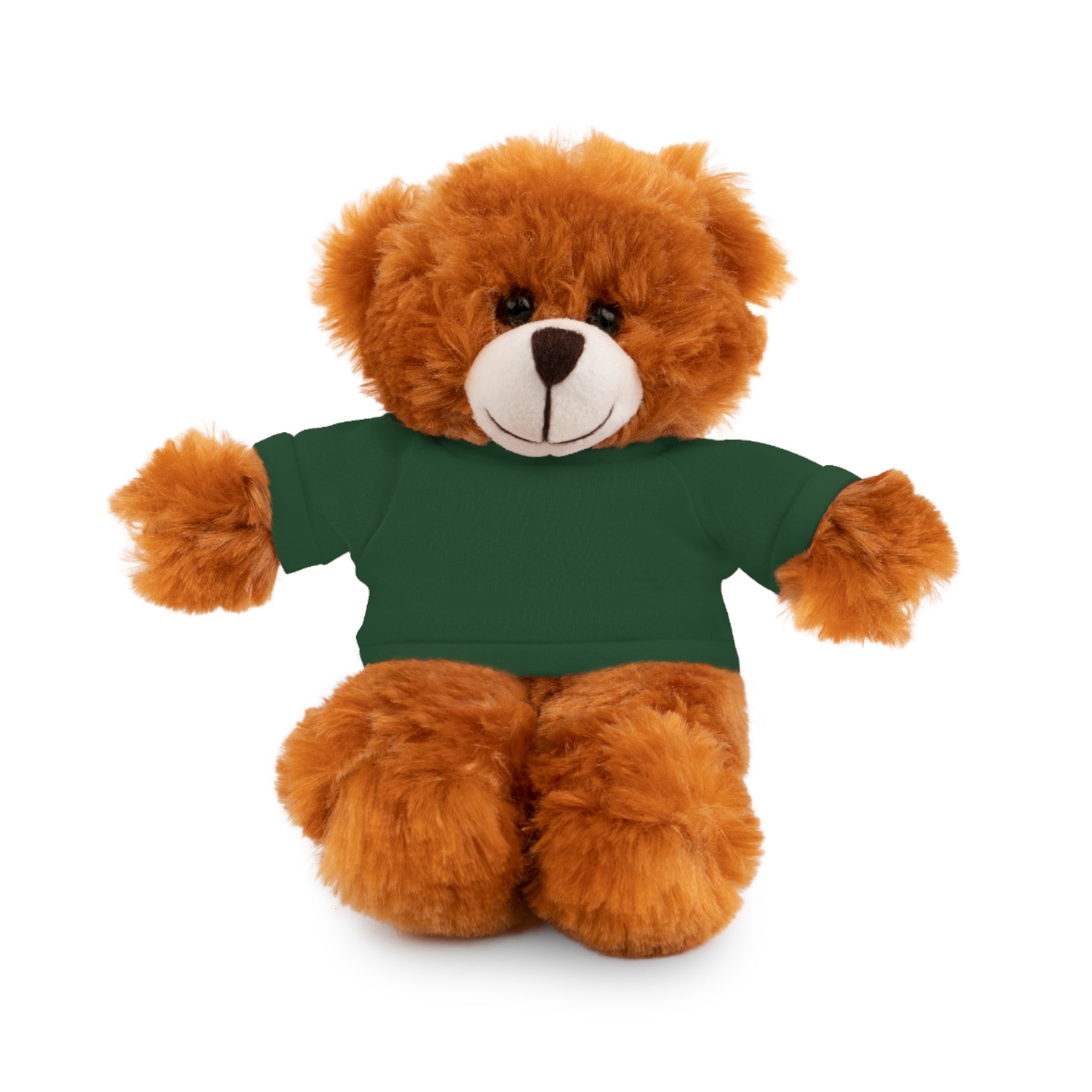 Buy forest-green Customizable Stuffed Bear with Custom Tee