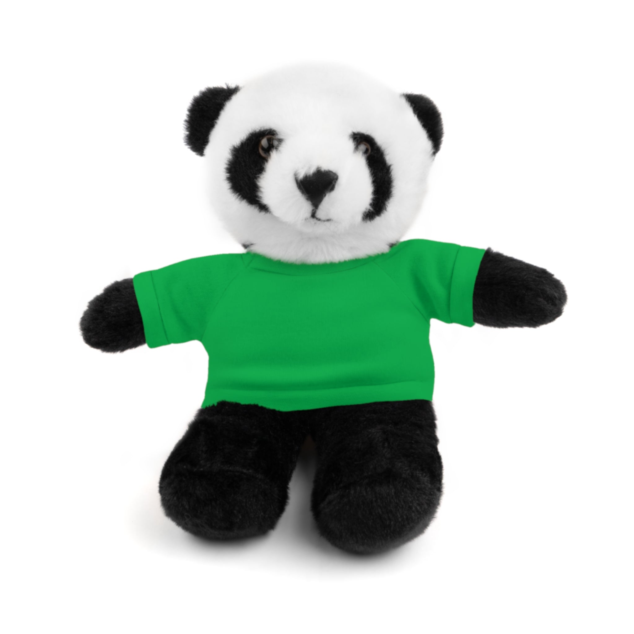 Buy irish-green Plush Panda with Custom Tee