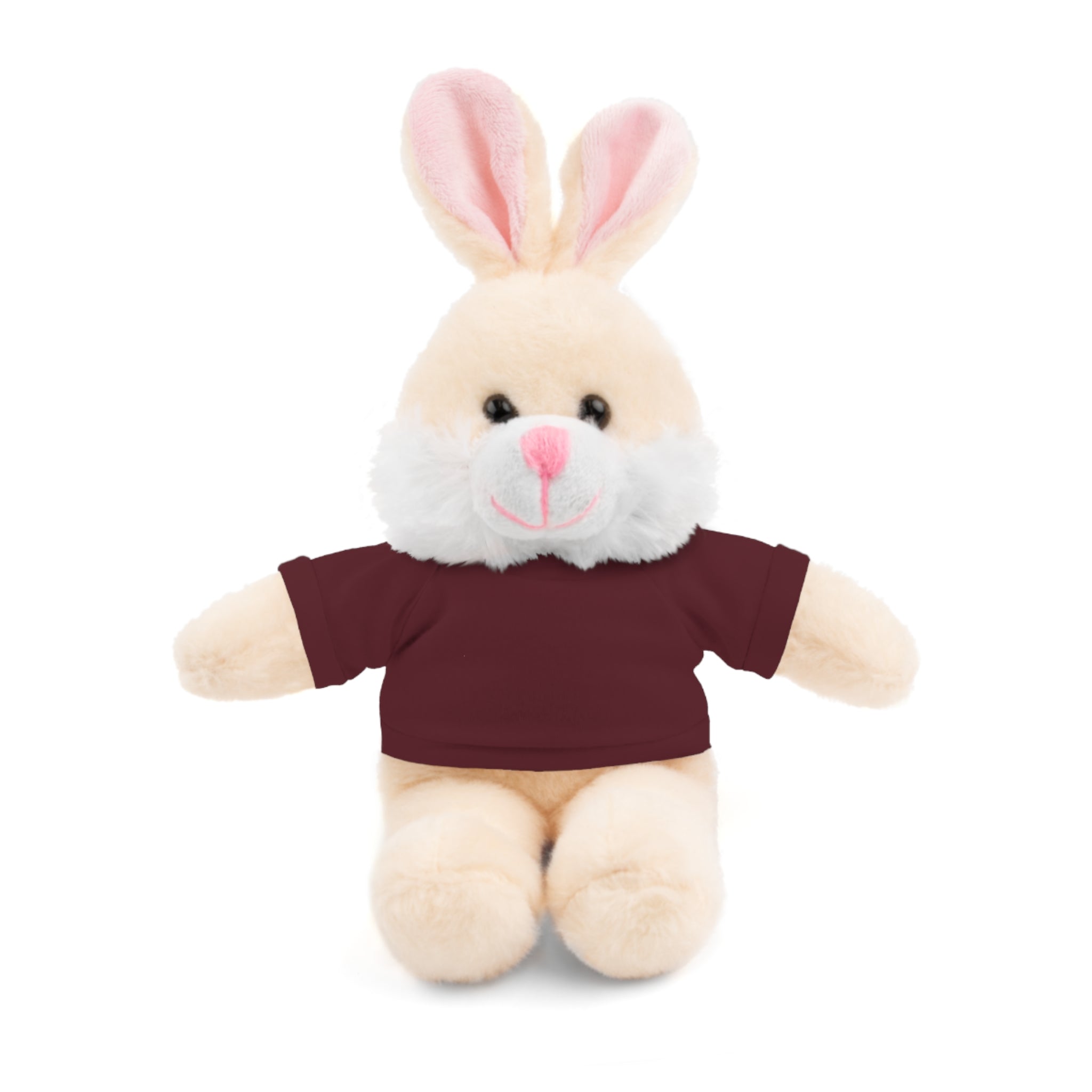 Buy maroon Customizable Plush Bunny with Tee