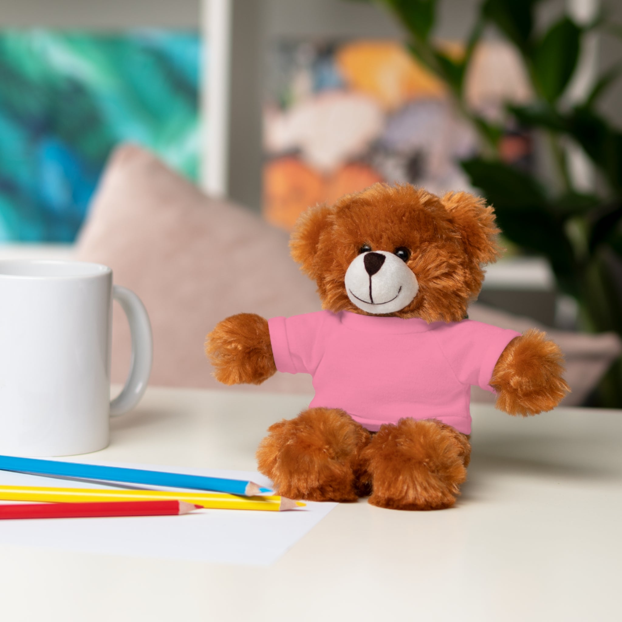 Customizable Stuffed Bear with Custom Tee