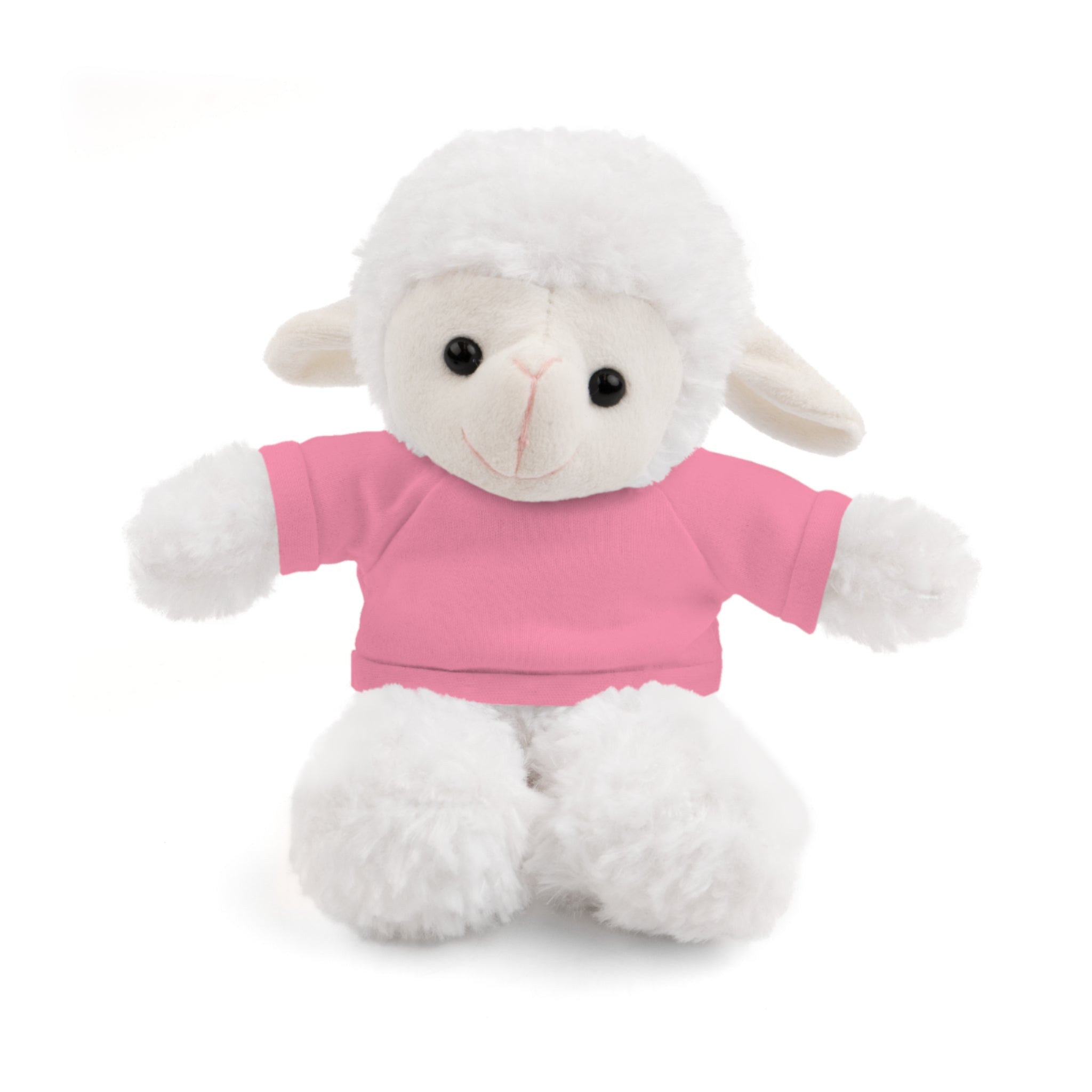 Buy pink Plush Sheep with Custom Tee