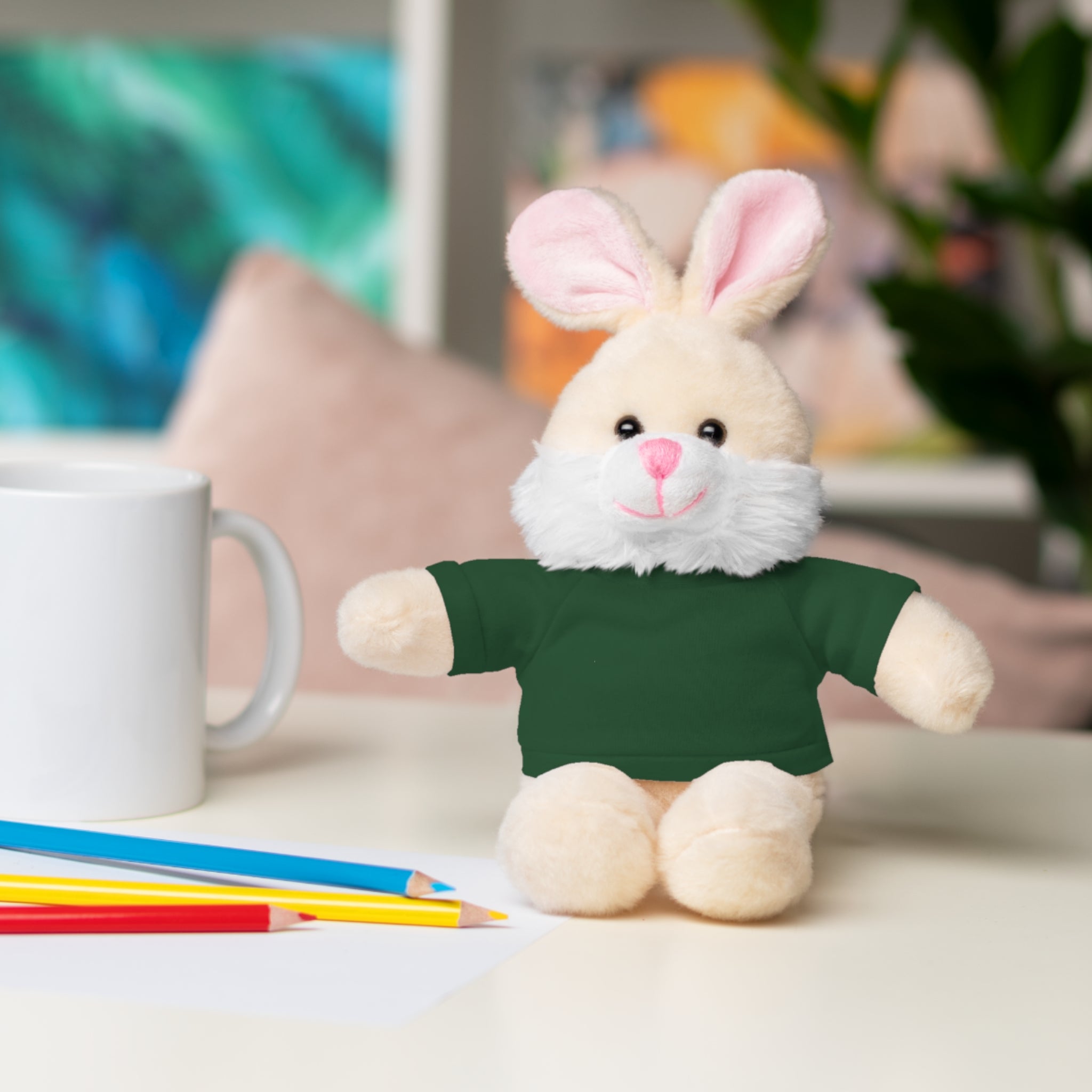 Customizable Plush Bunny with Tee