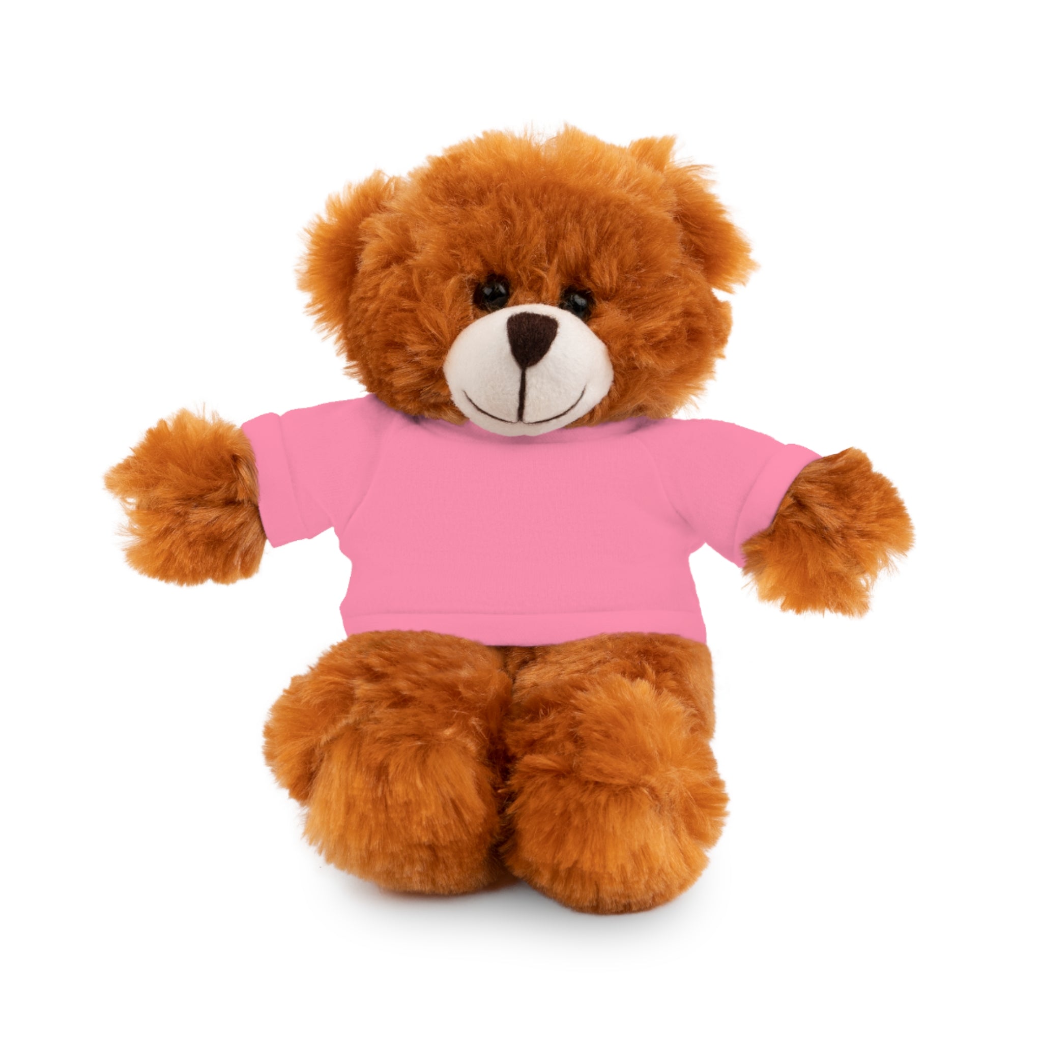 Buy pink Customizable Stuffed Bear with Custom Tee