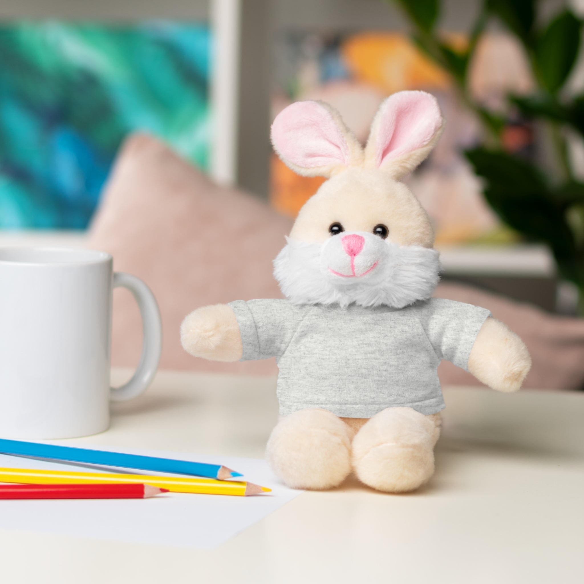 Customizable Plush Bunny with Tee