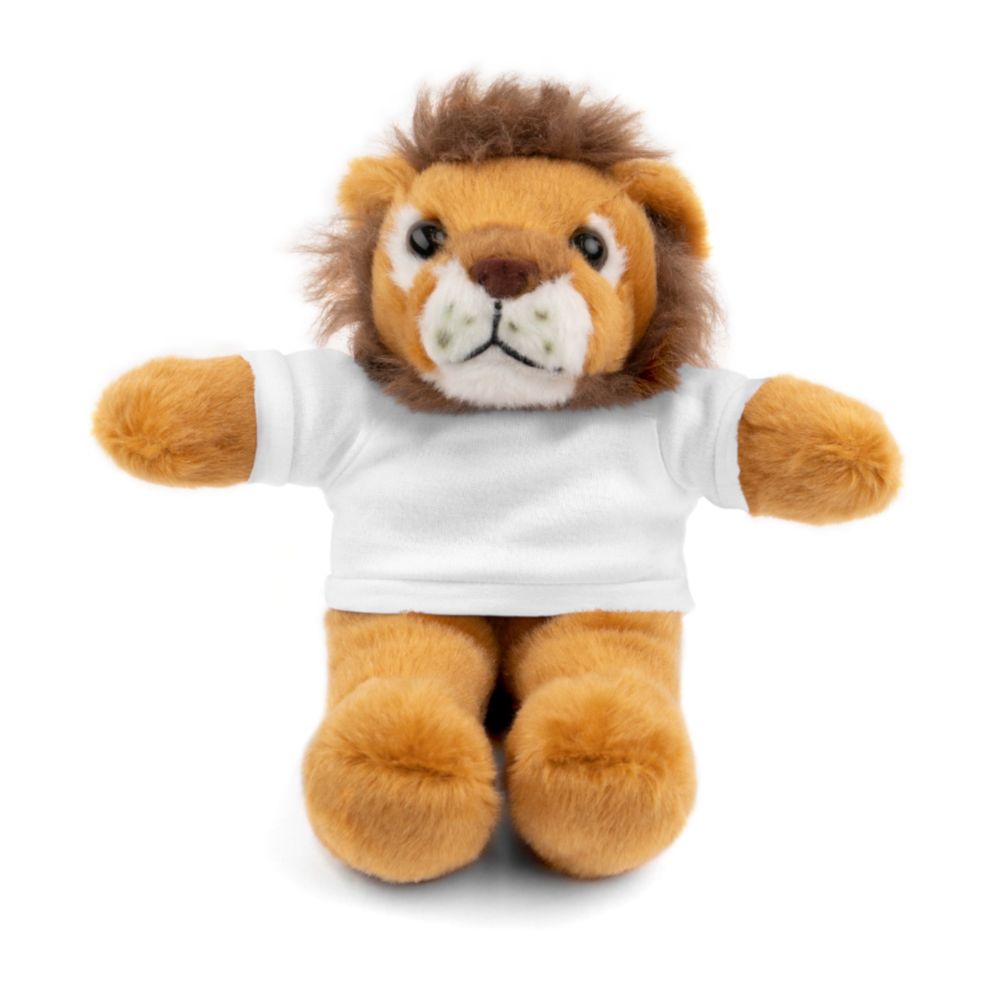 Plush Lion with Custom Tee