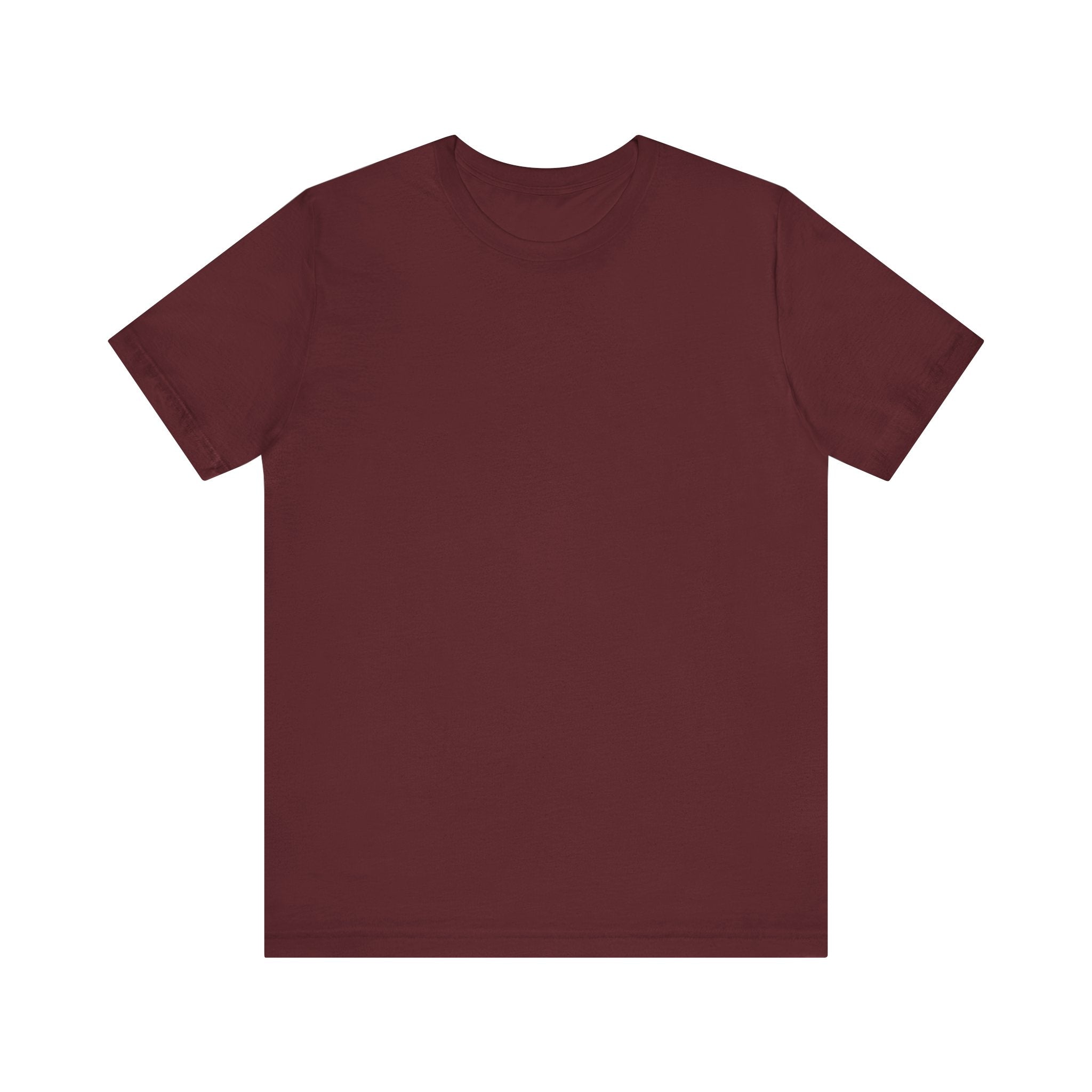 Buy maroon Adult Short Sleeve Tee